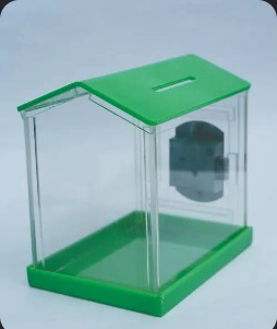 Green acrylic Masjid Donation Box