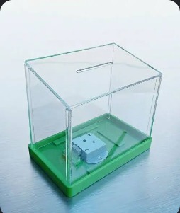 Acrylic mosque donation box